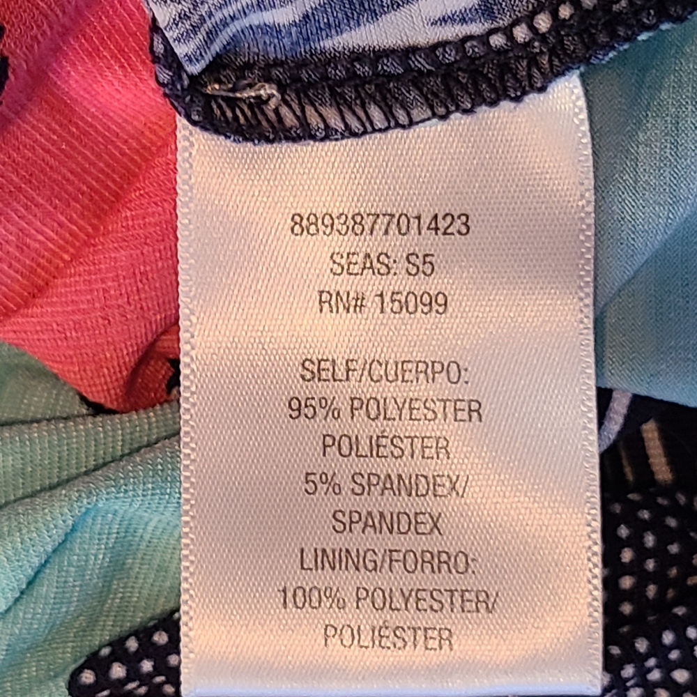 Chevron Patterned Maxi Dress Bongo M - Picture 10 of 10